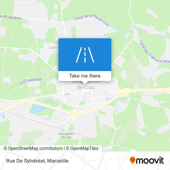 Rue De Sylvéréal map