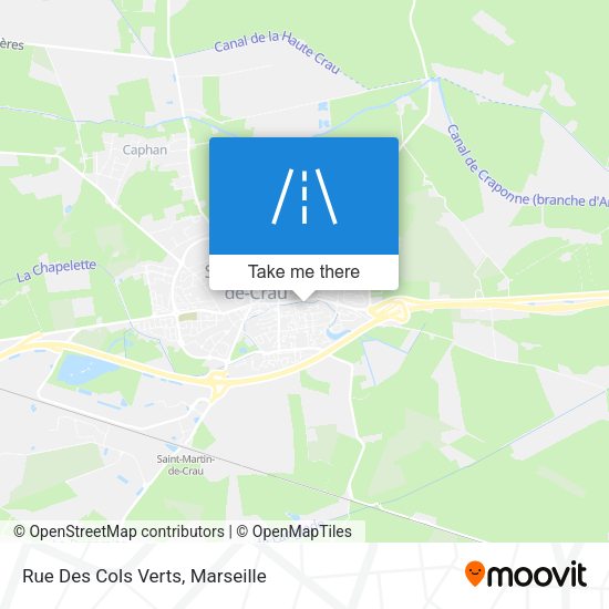 Rue Des Cols Verts map