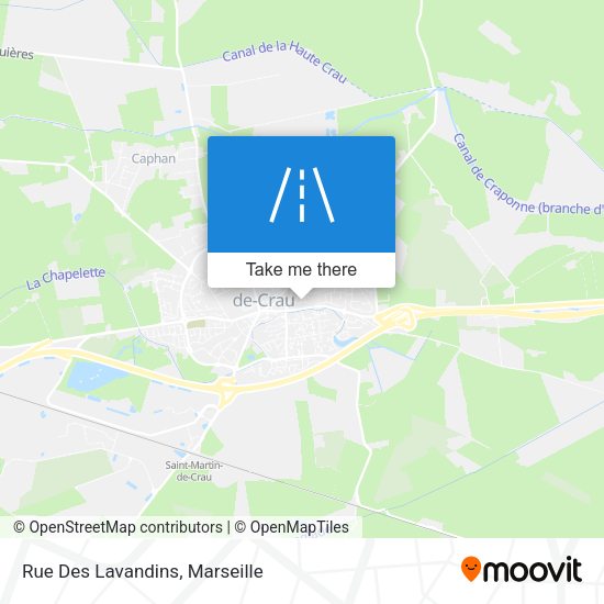 Rue Des Lavandins map