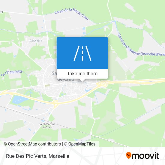 Rue Des Pic Verts map