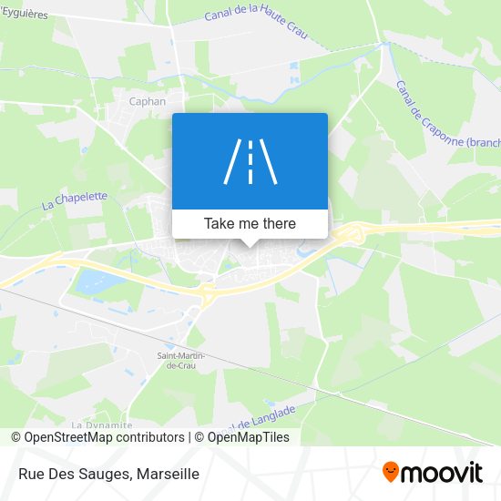 Rue Des Sauges map