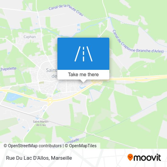Rue Du Lac D'Allos map