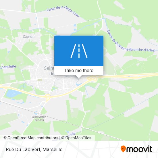 Rue Du Lac Vert map
