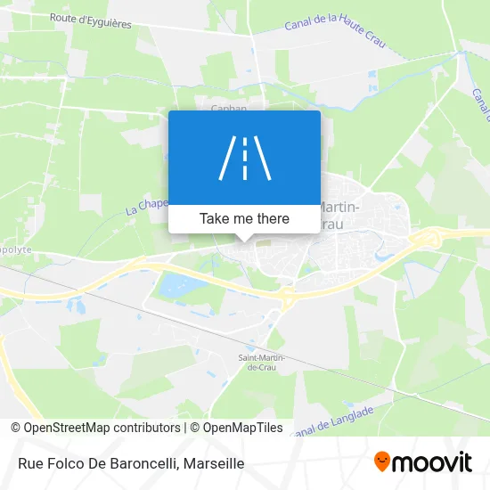 Rue Folco De Baroncelli map