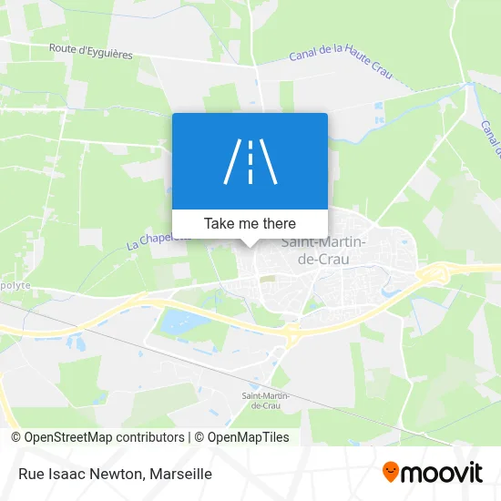 Rue Isaac Newton map