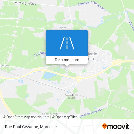 Rue Paul Cézanne map
