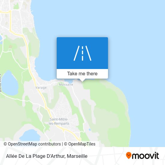 Allée De La Plage D'Arthur map