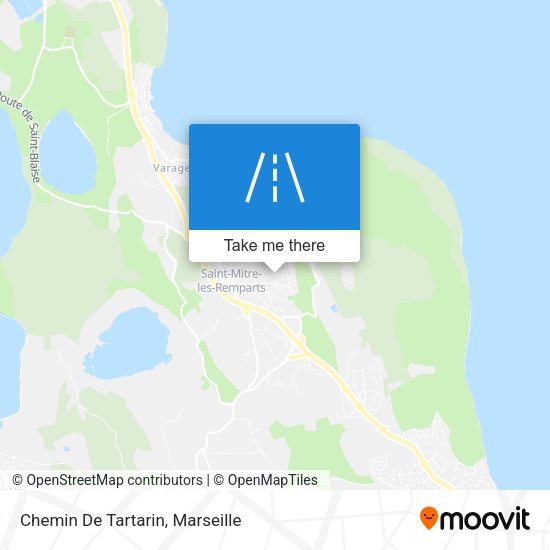 Chemin De Tartarin map