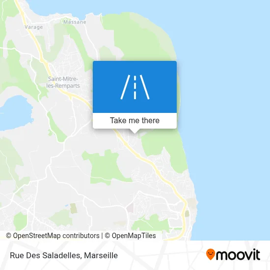 Rue Des Saladelles map