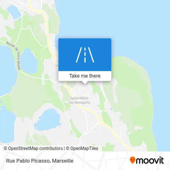 Rue Pablo Picasso map