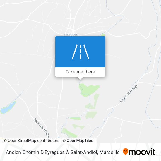 Ancien Chemin D'Eyragues À Saint-Andiol map