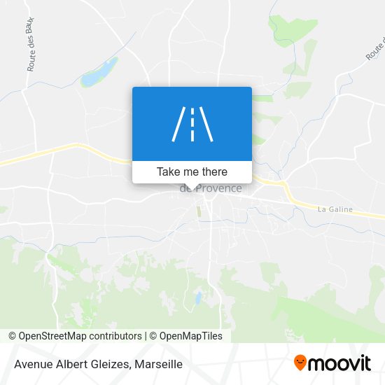 Avenue Albert Gleizes map