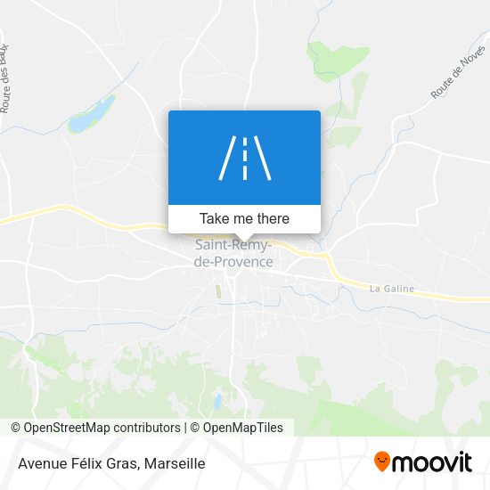 Avenue Félix Gras map