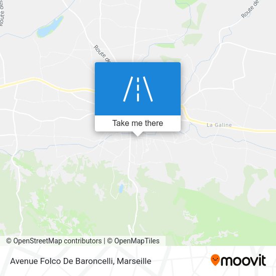 Avenue Folco De Baroncelli map