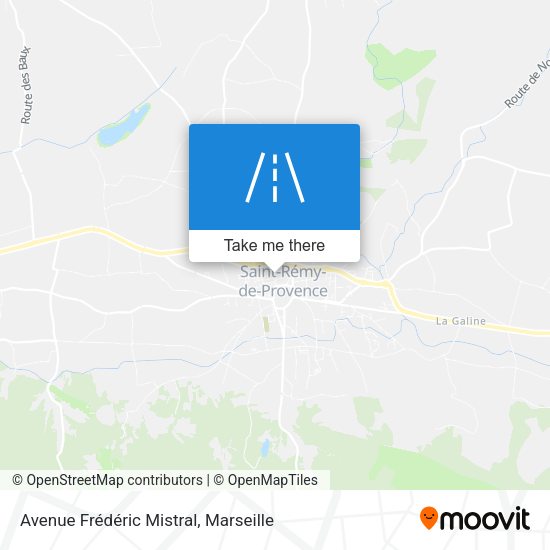 Avenue Frédéric Mistral map