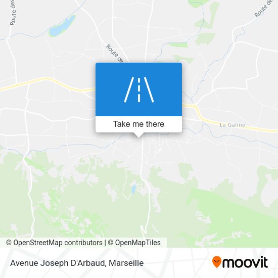 Avenue Joseph D'Arbaud map