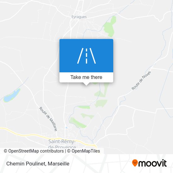 Chemin Poulinet map