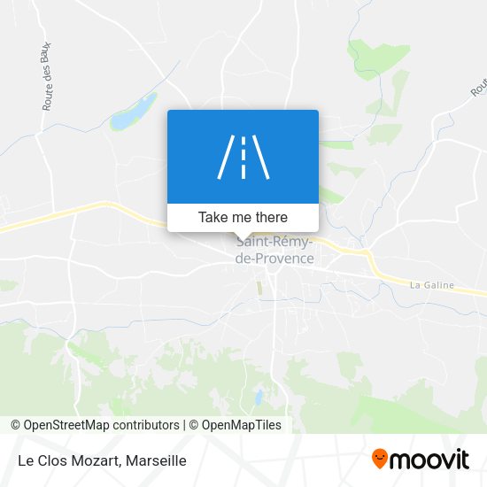 Le Clos Mozart map