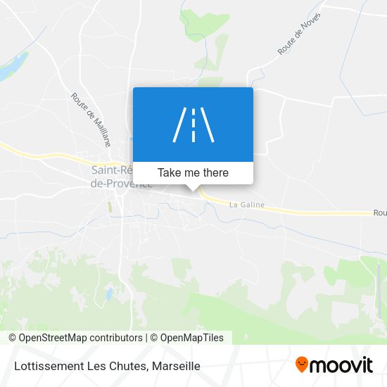 Lottissement Les Chutes map
