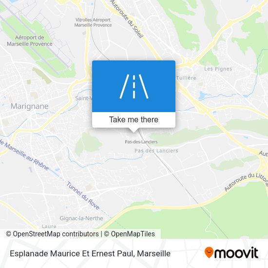 Esplanade Maurice Et Ernest Paul map