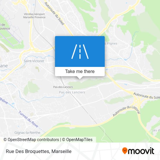 Rue Des Broquettes map