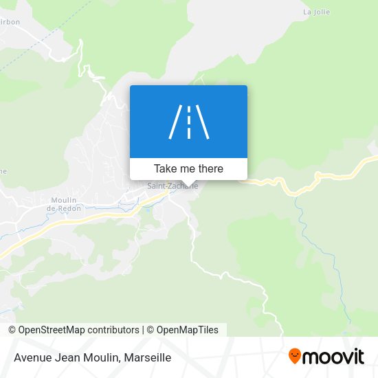 Avenue Jean Moulin map