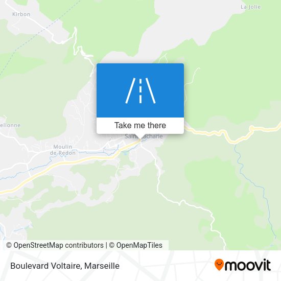 Boulevard Voltaire map