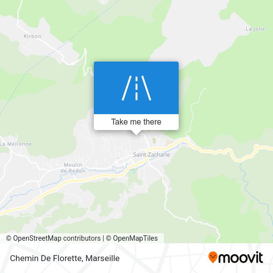Chemin De Florette map