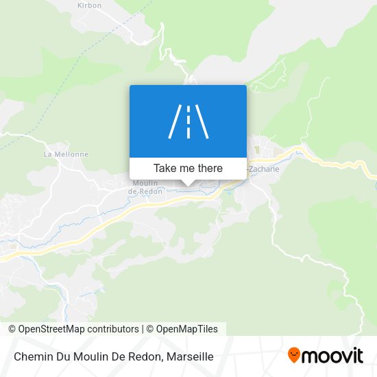 Chemin Du Moulin De Redon map