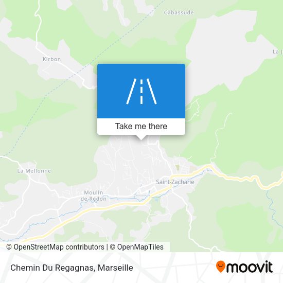 Chemin Du Regagnas map