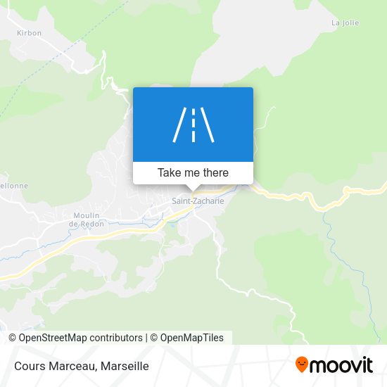 Cours Marceau map
