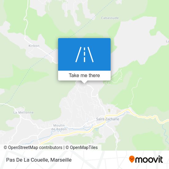 Pas De La Couelle map