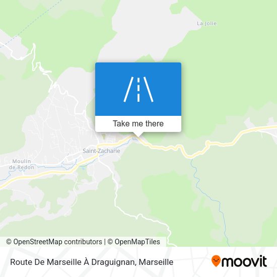 Route De Marseille À Draguignan map