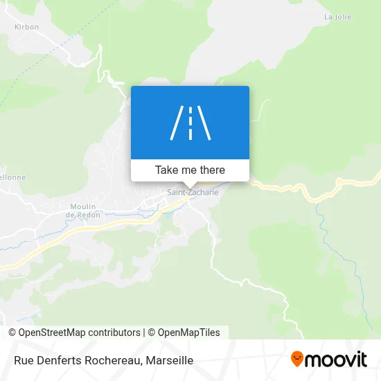 Rue Denferts Rochereau map