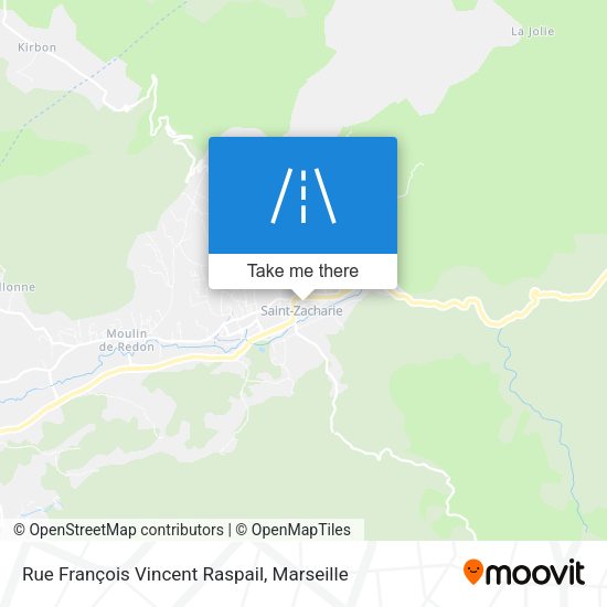 Rue François Vincent Raspail map