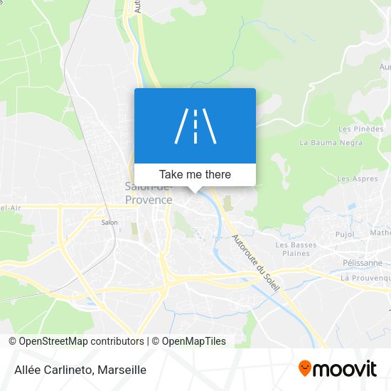 Allée Carlineto map