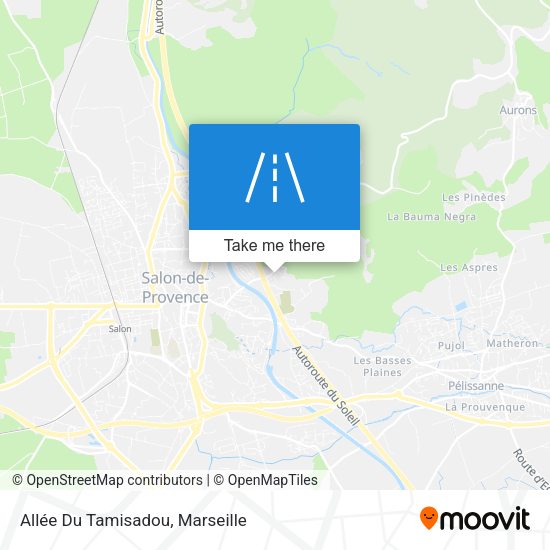 Allée Du Tamisadou map