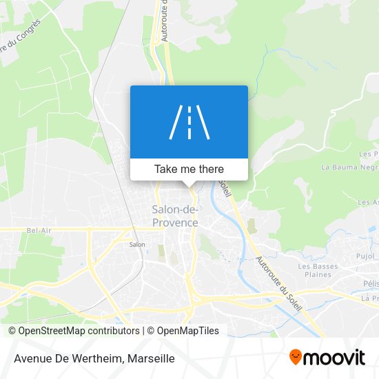 Avenue De Wertheim map