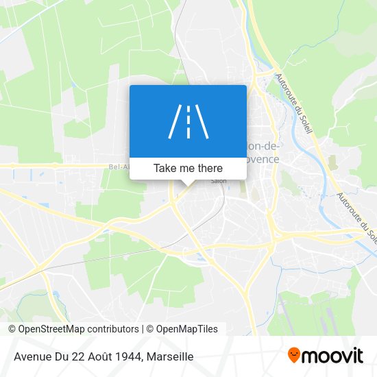 Avenue Du 22 Août 1944 map