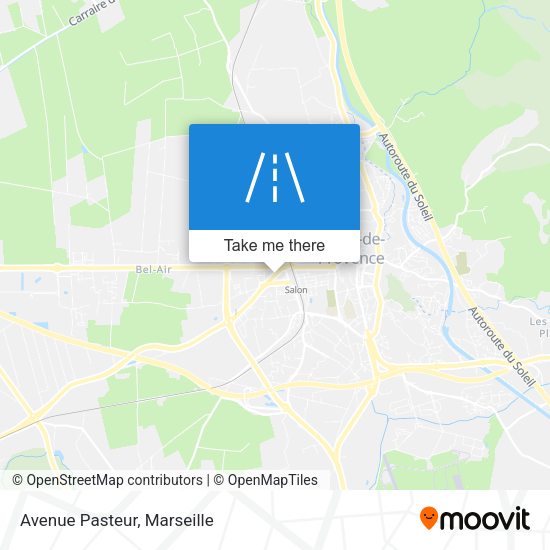Avenue Pasteur map
