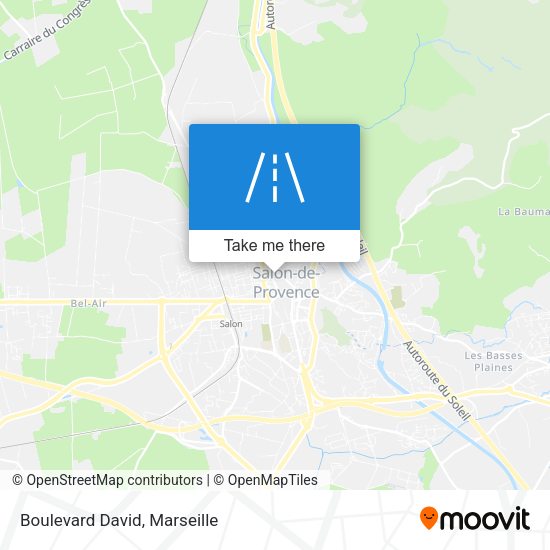 Boulevard David map