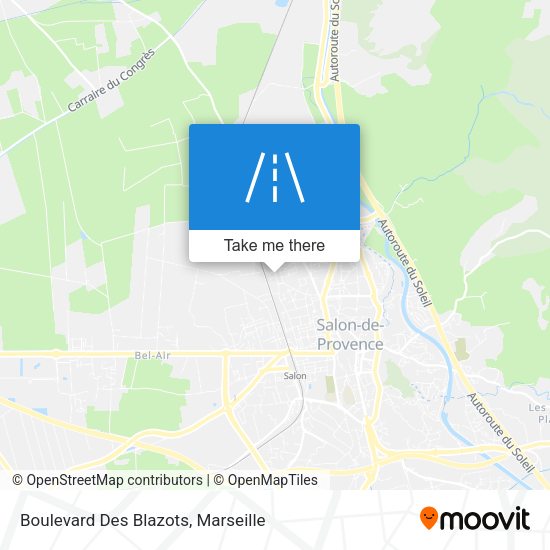 Boulevard Des Blazots map