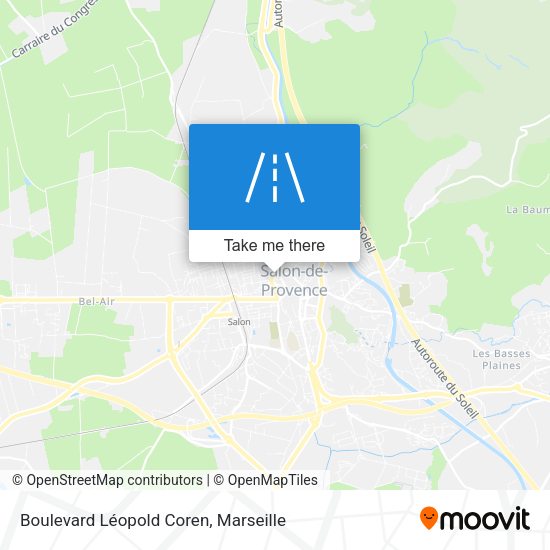 Boulevard Léopold Coren map