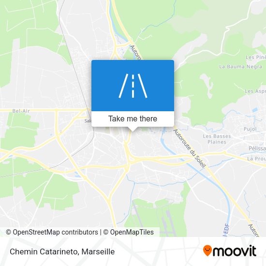 Chemin Catarineto map