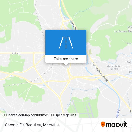 Chemin De Beaulieu map
