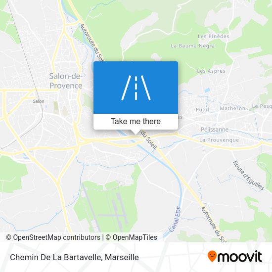 Chemin De La Bartavelle map