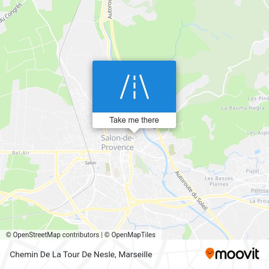 Chemin De La Tour De Nesle map