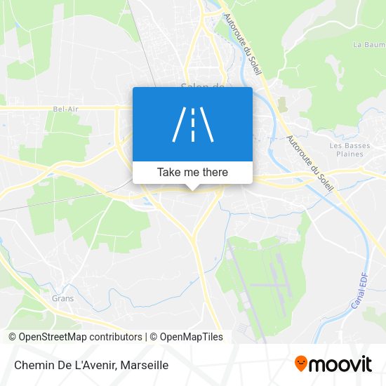 Chemin De L'Avenir map