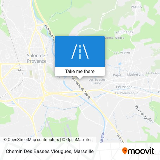 Chemin Des Basses Viougues map