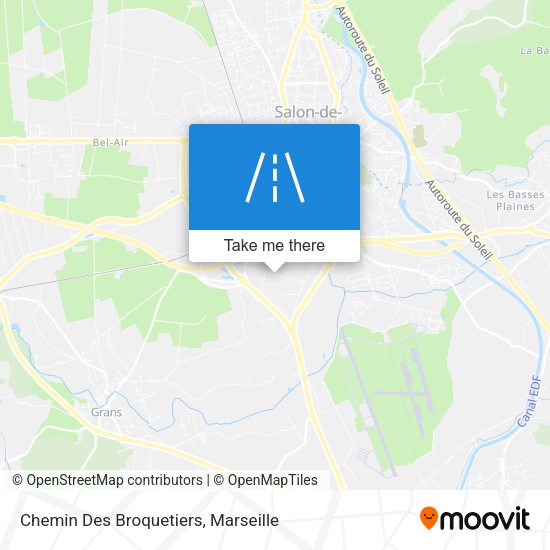 Chemin Des Broquetiers map